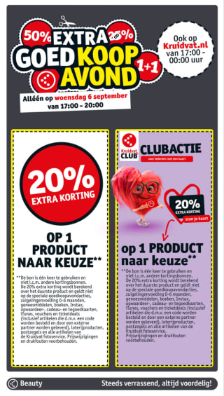 Kruidvat goedkoopavond ( 6 september 2023 )