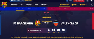 20% descuento entradas La Liga FC Barcelona-Valencia