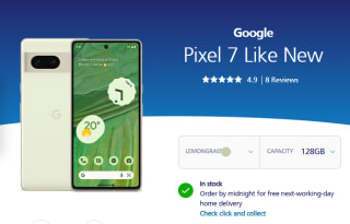 Achieve the Google Pixel 7 from O2 as low as £289