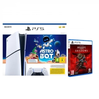 Consola PlayStation 5 Estándar 1TB con Astro Bot + Assassin's Creed Shadows por 539€