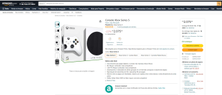 Console da Microsoft, modelo Xbox Series S - R$ 2.075