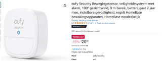 Eufy bewegingsmelder voor €20 bij Amazon