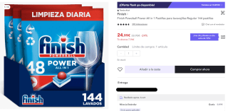 Artículos de limpieza Finish a precios mínimos en Miravia