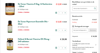 3 halen=1 betalen op geselecteerde producten bij Holland & Barrett