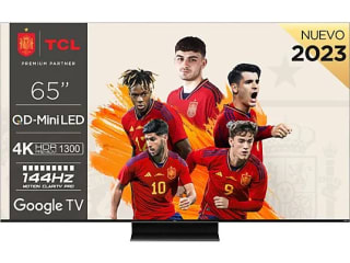 TV Mini LED 65" TCL 65C805, QLED 4K, 144Hz Motion Clarity Pro, Dolby Atmos por 699€ (newsletter por 689€)