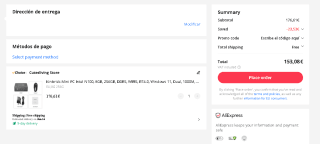 Kinbrick-Mini PC Intel N100, 8GB, 256GB, DDR5, WIFI5, BT4.0, Windows 11 por 156.61€