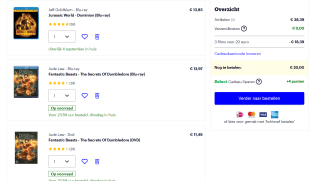 3 films voor €20 bij Bol.com