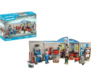 Playmobil Cars Taller Vespa años 60 por 32,26€.