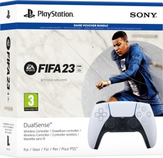 FIFA 23 (digital) + PS5 DualSense Wit voor €79,99 bij Bol.com