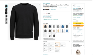 Sudadera Jack & Jones Hombre por solo 16,24€