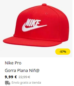 NIKE - Gorras por menos de 10€