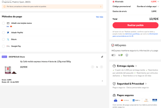 Cafe Molido illy Espresso Intenso 4 bote de 125g total 500g por solo 10,03€