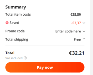 Oclean Voyage Sonic electrische tandenborstel voor €32,21 dmv code bij Aliexpress