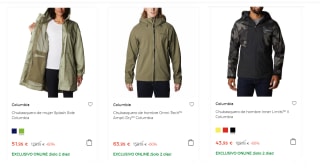 Super Recopilacion de Chaquetas Columbia desde 19.95€ en El Corte Inglés