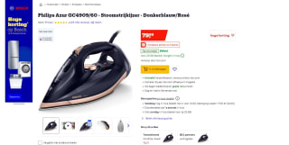 Philips Azur - Stoomstrijkijzer nu voor €79,99bij bol.com