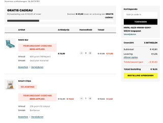 Foutje? 10 euro korting op alles bij BodyFit