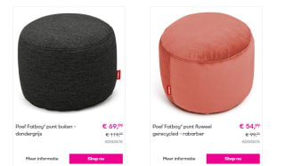 Tot 60% korting op Fatboy items bij Veepee