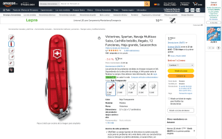 Navaja multiusos Victorinox Spartan por 17,95€