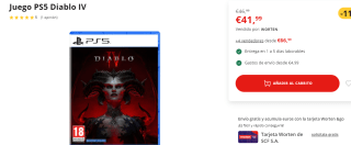 Diablo IV - PS5 por 41.99€