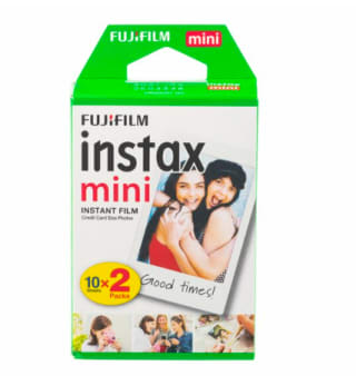 Instax Mini film en Instax Square color film 2x10 voor €12,99 bij Kruidvat