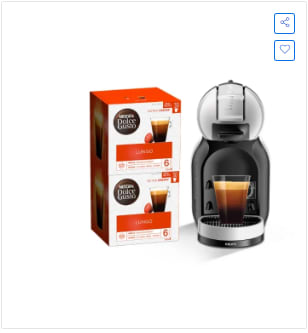 Cafetière Dolce Gusto Mini Me Krups à 39,99€