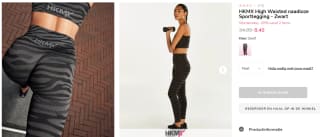 Hunkemoller sportlegging voor €8,40 bij Hunkemoller