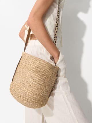 Bolso Bucket con bandolera de Piel por 7.99€