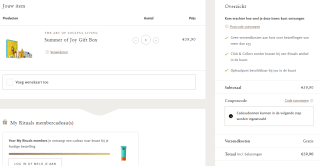 Gratis scrub en bodycrème van The Ritual of Ayurveda bij bestelling bij RITUALS