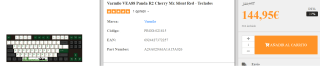 Teclado Varmilo VEA88 Panda R2 Cherry Mx Silent Red por 144.95€