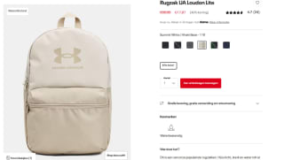 Under Armour UA Loudon rugzak (20 liter) Summit White voor €17,97 bij Under Armour
