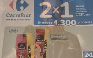 Folleto Carrefour 2x1 + 2ª -50% hasta 27 de enero