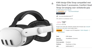 KIWI DESIGN Elite riem voor Meta Quest 3 voor €30,67 bij Amazon