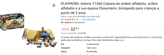 Playmobil Astérix: de hut van Kostunrix voor €32,50 bij Amazon
