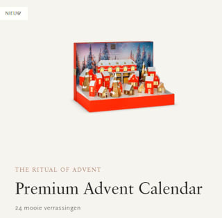 THE RITUAL OF ADVENT 3 D Premium Advent Kalender voor €149,90