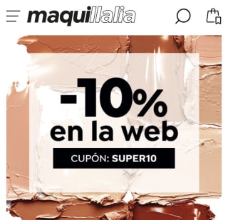 -10% de Descuento en la web de Maquillalia.