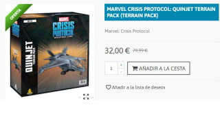 Marvel Crisis Protocol - Quinjet Terrain Pack por 32€