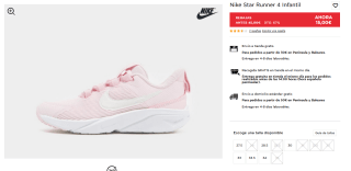 Ofertas hasta 90% calzado Nike, Reebok, Adidas niños desde solo 10€