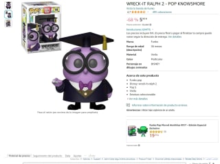 figura funko pop Disney: Ralph 2.0 N ° 5 por 5,90€