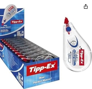 Marca Tipp-Ex Mini Pocket Mouse Cinta Correctora - 6 m x 5 mm, caja de 10 Unidades por 11,75€