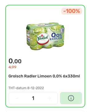 Gratis Radler Limoen 6x330ml bij je bestelling