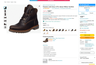 Botas militares Panama Jack Armur Goretex por solo 109€