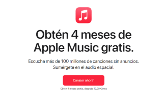 Hasta 4 meses de Apple Music (funciona en Android)
