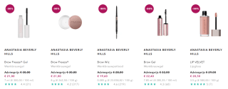 30% korting op Anastasia Beverly Hills makeup bij Douglas