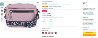 Bolsa Cruzada Nautica Mujer por $264 | Descuento Amazon