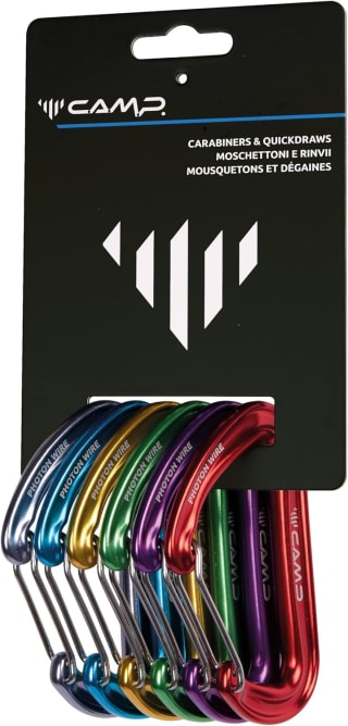 Pack 6 Mosquetones Escalada Black Diamond Alpinismo LiteWire Rackpack por 29€