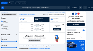 Vuelos Ida y vuelta Santader - Edimburgo desde 76€