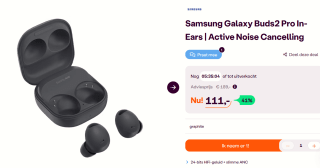 Samsung Galaxy Buds 2 Pro - Draadloze oordopjes voor €111 bij iBOOD