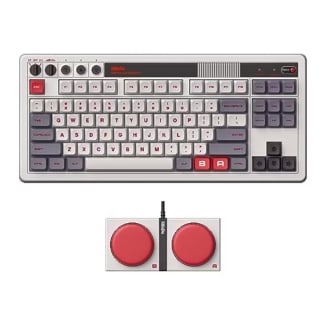 8Bitdo Retro Teclado Mecánico Bluetooth/2.4G/USB-C Hot Swappable 87 Teclas por 84,99€