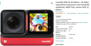 Insta360 One RS 4K boost editie voor €255,99 bij Amazon