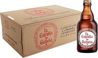 24 botellines La Estrella de Galicia Cerveza Lager Premium 33 cl por 20,35€